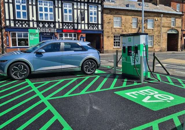Be.EV Charging Station in Chesterfield United Kingdom of Great Britain and Northern Ireland