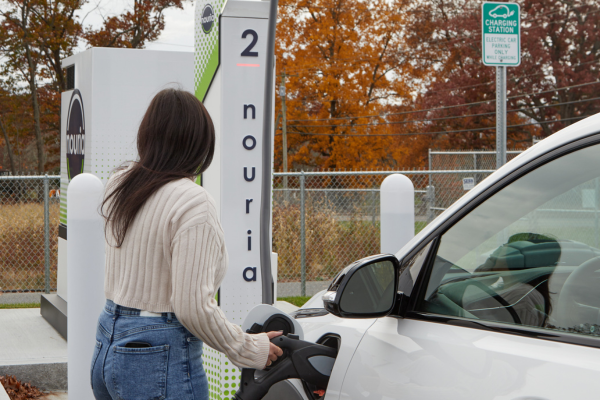 EV Connect Charging Station in Milford Massachusetts