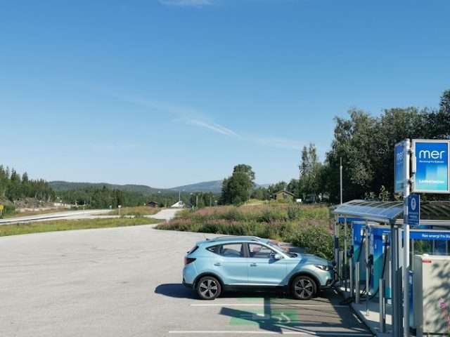 Mer Charging Station in Trofors Norway 8685