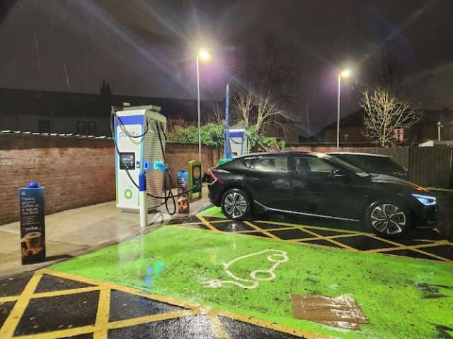 bp pulse Charging Station in Glasgow United Kingdom of Great Britain and Northern Ireland