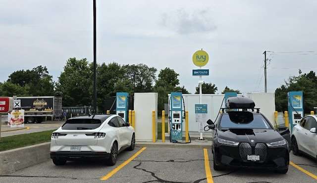 Ivy Charging Station in Cambridge Ontario Canada