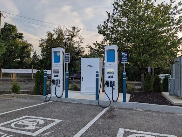 EVgo Charging Station in Wynnewood Pennsylvania