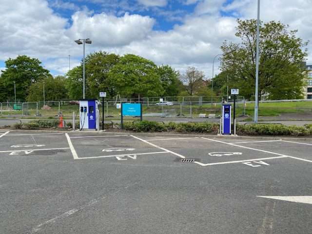 ChargePlace Scotland Charging Station in Glasgow United Kingdom of Great Britain and Northern Ireland