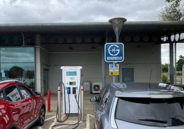 GRIDSERVE Charging Station in Northampton United Kingdom of Great Britain and Northern Ireland