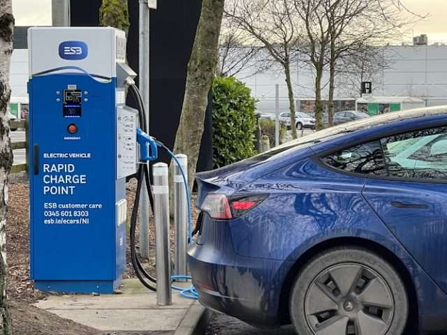 ecars Charging Station in Lisburn United Kingdom of Great Britain and Northern Ireland
