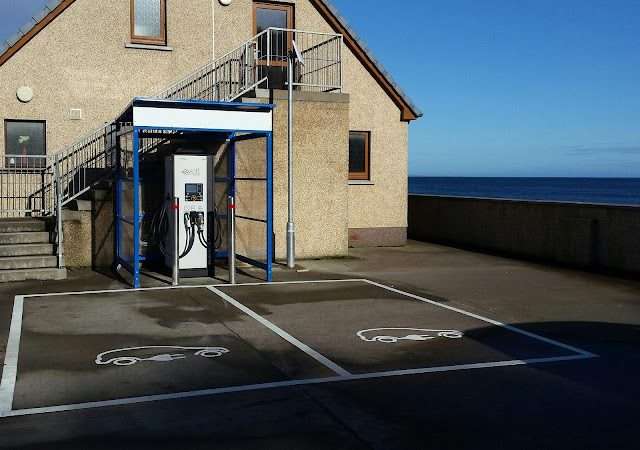 Chargeplace Scotland Charging Station in Wick United Kingdom of Great Britain and Northern Ireland