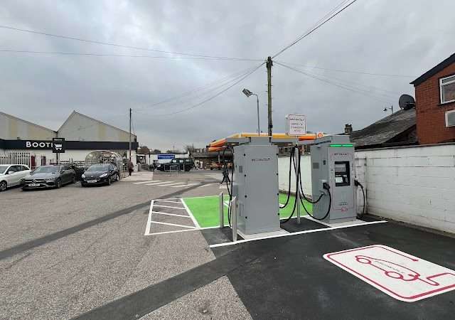 InstaVolt Charging Station in Preston United Kingdom of Great Britain and Northern Ireland