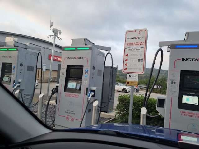 InstaVolt Charging Station in Sheffield United Kingdom of Great Britain and Northern Ireland