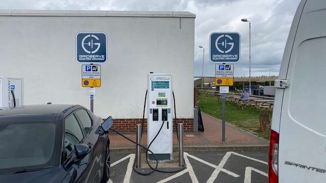 GRIDSERVE Charging Station in Dunstable United Kingdom of Great Britain and Northern Ireland