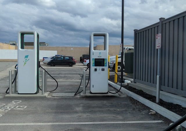 Electrify America Charging Station in Manchester New Hampshire