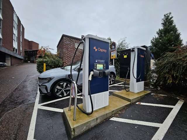 Osprey Charging Station in Wrexham United Kingdom of Great Britain and Northern Ireland