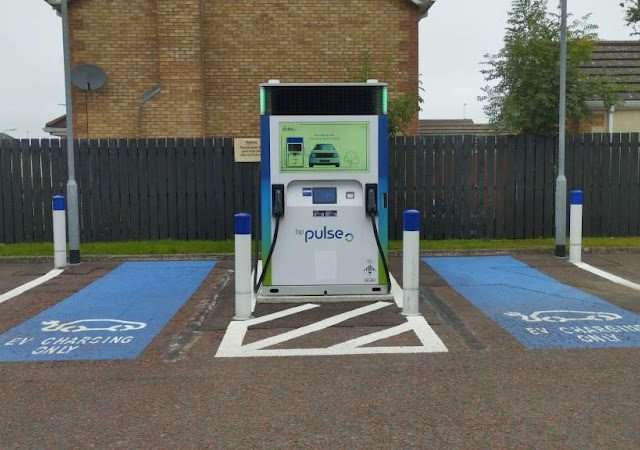 bp pulse Charging Station in Dromore United Kingdom of Great Britain and Northern Ireland
