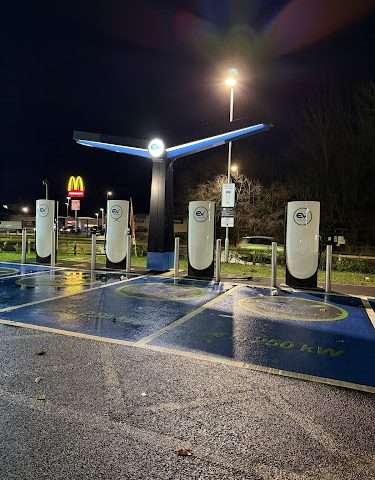 Tesla Supercharger in Doncaster United Kingdom of Great Britain and Northern Ireland