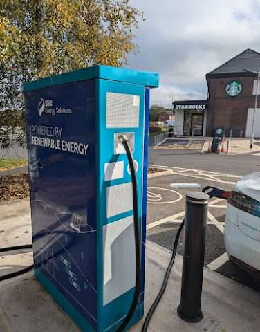 SSE Charging Station in Cannock United Kingdom of Great Britain and Northern Ireland