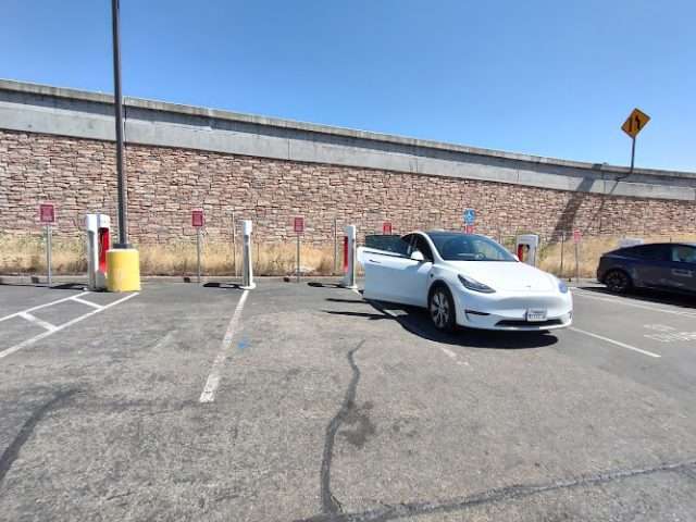 Tesla Supercharger in Placerville California