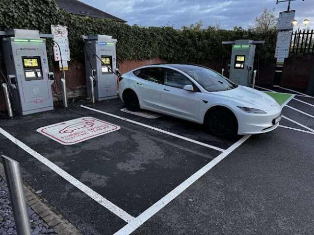 InstaVolt Charging Station in Knutsford United Kingdom of Great Britain and Northern Ireland