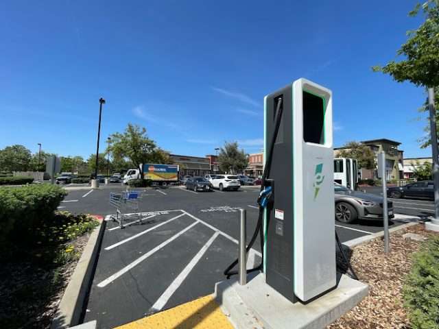Electrify America Charging Station in West Sacramento California