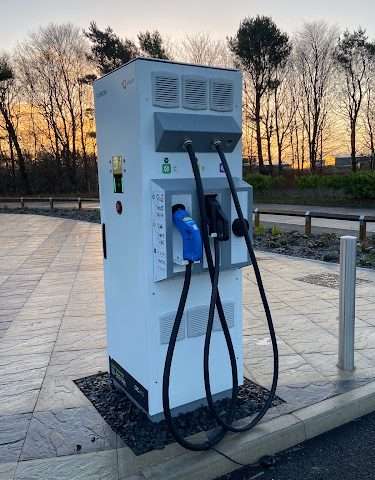 GeniePoint Charging Station in Alnwick United Kingdom of Great Britain and Northern Ireland