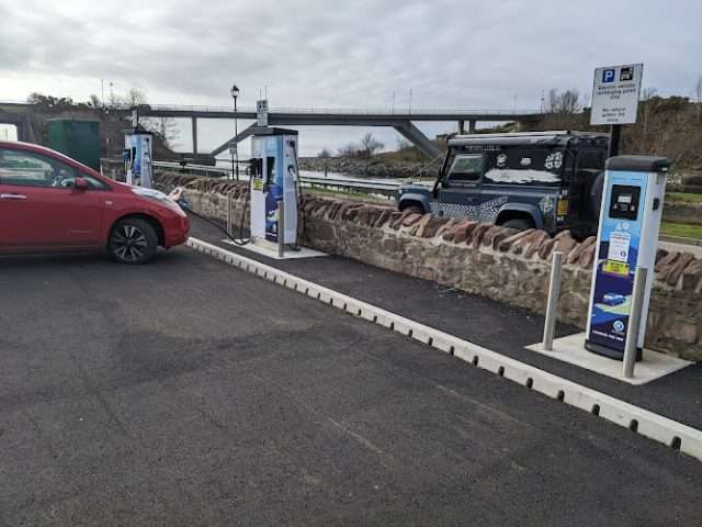 ChargePlace Scotland Charging Station in Helmsdale United Kingdom of Great Britain and Northern Ireland