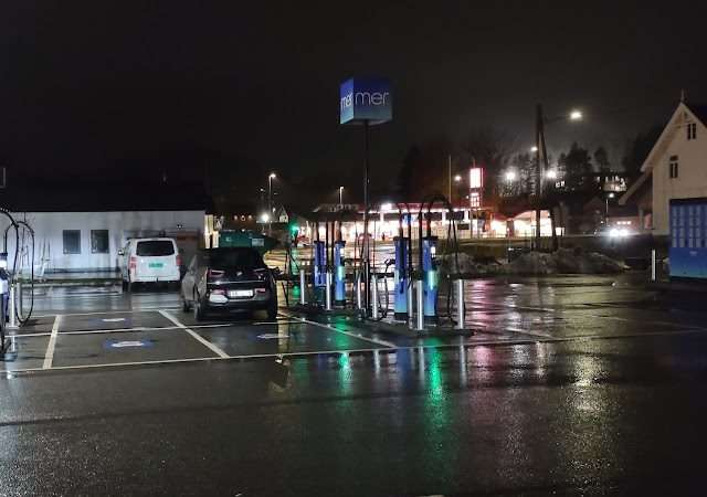Mer Charging Station in Hønefoss Norway 3515