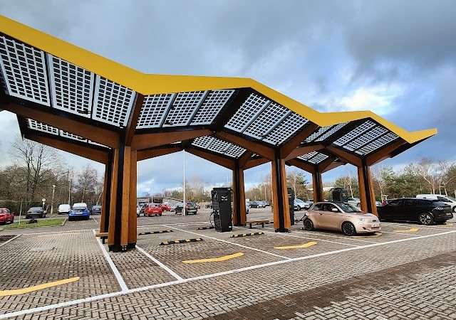 Fastned Charging Station in Ipswich United Kingdom of Great Britain and Northern Ireland
