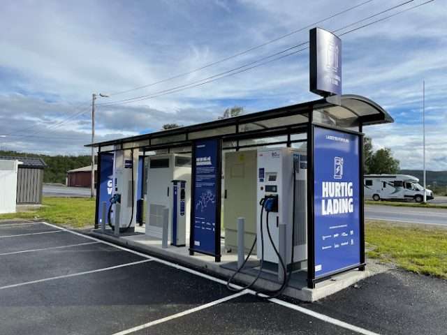 Ishavsveien Charging Station in Kvalsund Norway 9620