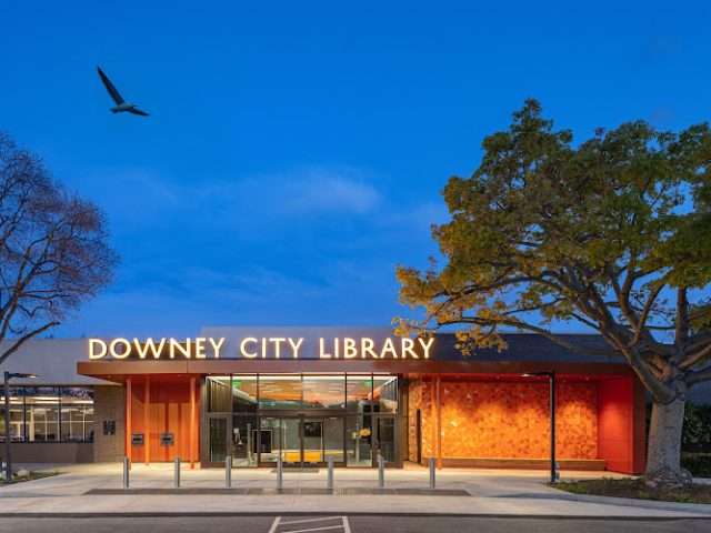 Downey City Library in Downey California