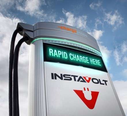InstaVolt Charging Station in Leeds United Kingdom of Great Britain and Northern Ireland
