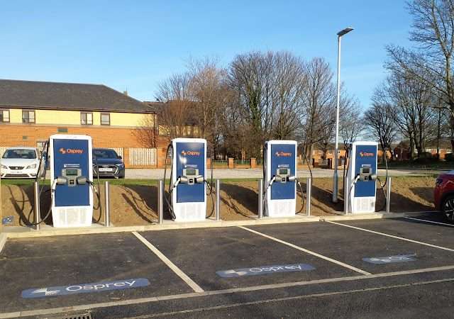 Osprey Charging Station in Middlesbrough United Kingdom of Great Britain and Northern Ireland