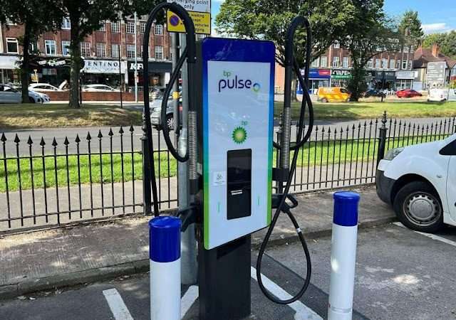 bp pulse Charging Station in Birmingham United Kingdom of Great Britain and Northern Ireland