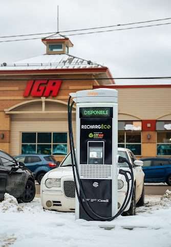 RechargÉco Charging Station in La Tuque Quebec Canada