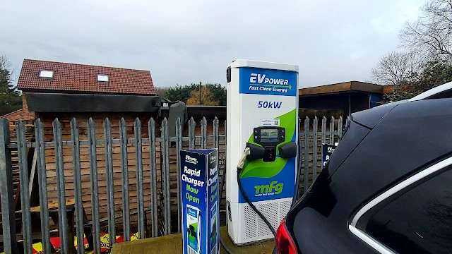 MFG EV power Charging Station in Hornchurch United Kingdom of Great Britain and Northern Ireland