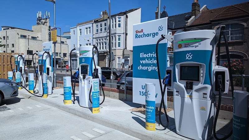 Shell Recharge Charging Station EV Charging Station at 75 Balham Hill