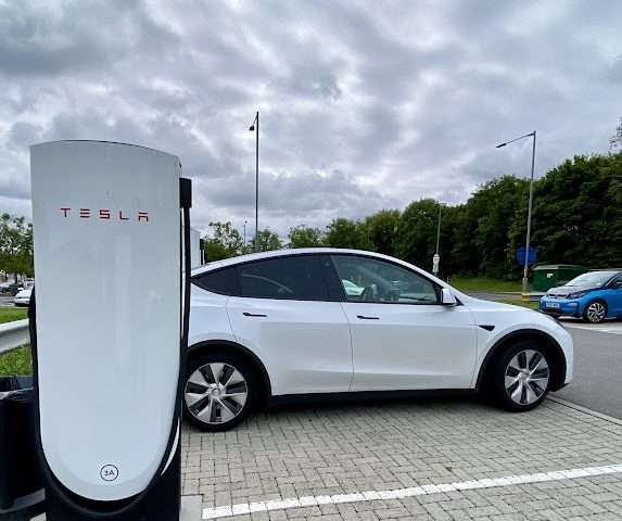 Tesla Supercharger in Reading United Kingdom of Great Britain and Northern Ireland