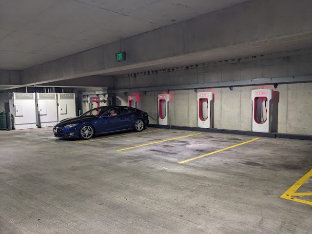 Tesla Supercharger in Owings Mills Maryland