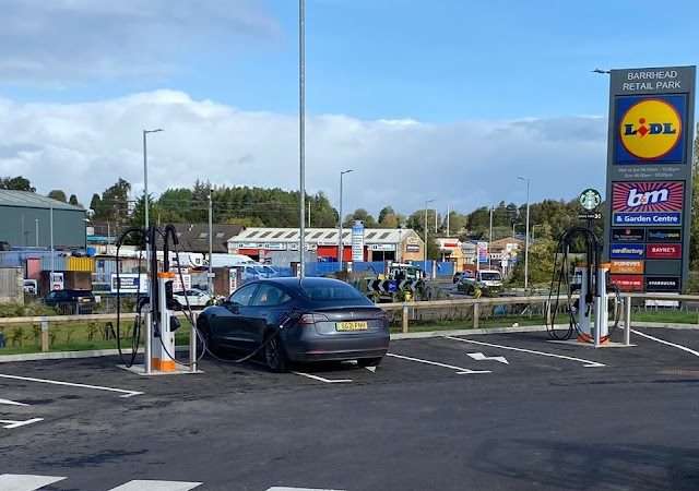 Osprey Charging Station in Glasgow United Kingdom of Great Britain and Northern Ireland
