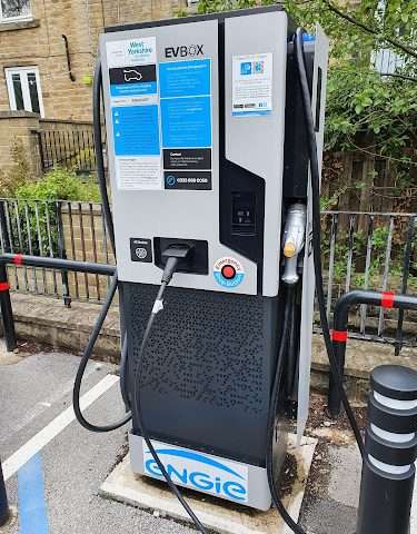 GeniePoint Charging Station in Holmfirth United Kingdom of Great Britain and Northern Ireland