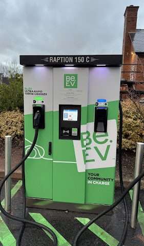 Be.EV Charging Station in Crewe United Kingdom of Great Britain and Northern Ireland