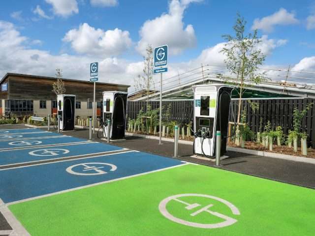 GRIDSERVE Charging Station in Leicester United Kingdom of Great Britain and Northern Ireland