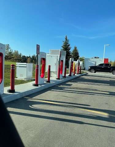 Tesla Supercharger in Goderich ON Canada