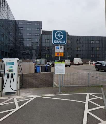GRIDSERVE Charging Station in Birmingham United Kingdom of Great Britain and Northern Ireland