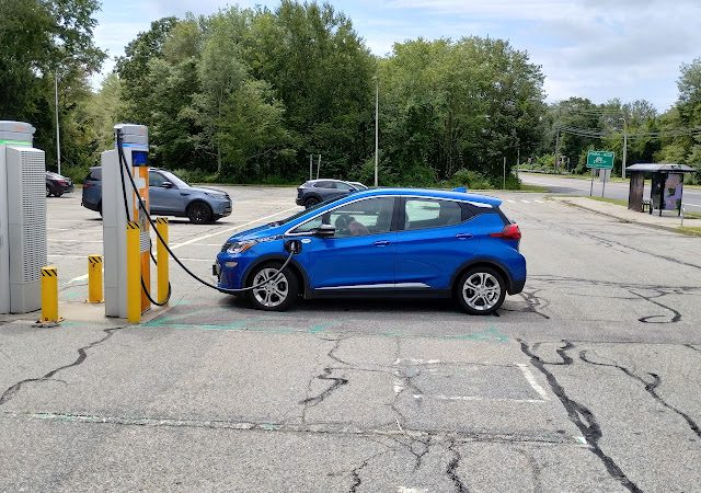 ChargePoint Charging Station in Ashaway Rhode Island