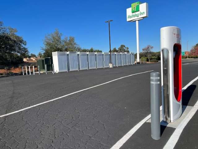 Tesla Supercharger in Redding California