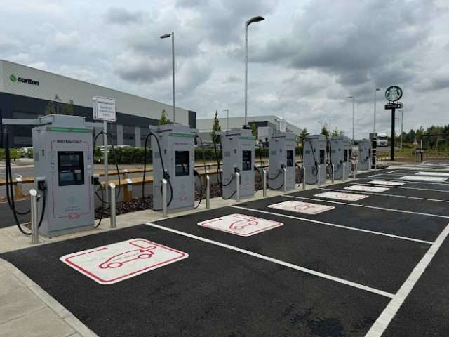 InstaVolt Charging Station in Bedford United Kingdom of Great Britain and Northern Ireland
