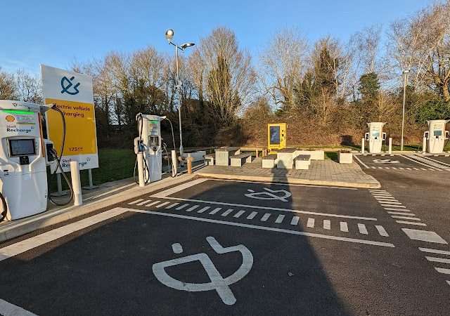 Shell Recharge Charging Station in Attleborough United Kingdom of Great Britain and Northern Ireland