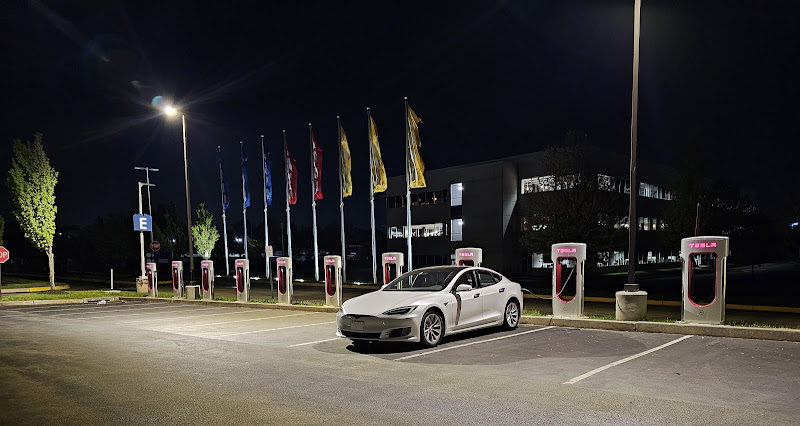 Tesla Supercharger EV Charging Station at 400 Alan Wood Rd