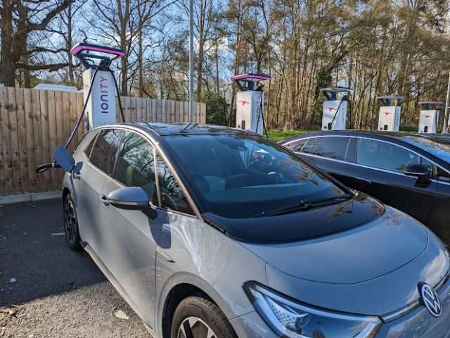 IONITY Charging Station in Beaconsfield United Kingdom of Great Britain and Northern Ireland