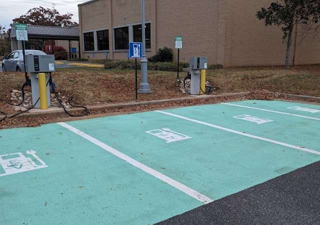 Greenspot Charging Station in Martinsville Virginia