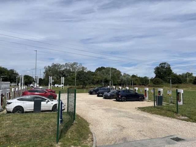 Tesla Supercharger in Wokingham United Kingdom of Great Britain and Northern Ireland