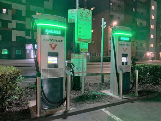 InstaVolt Charging Station in Lincoln United Kingdom of Great Britain and Northern Ireland